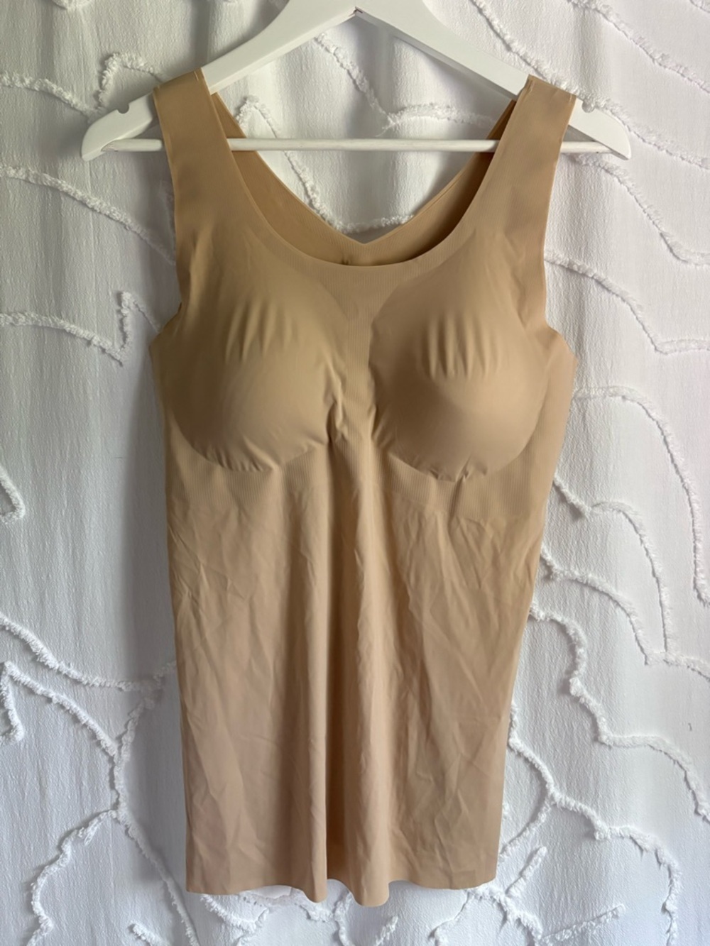Bali Shapewear Smoothing Tank Camisole Nude Beige XL